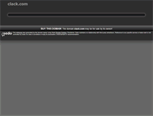 Tablet Screenshot of clack.com